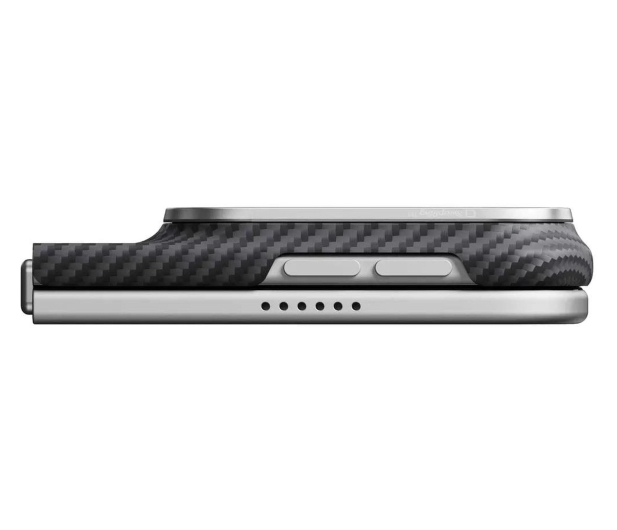 PITAKA 
Edge Case do iPhone 18 Fold Back Cover Black Grey(Twill) - 1611910 - zdjęcie 3